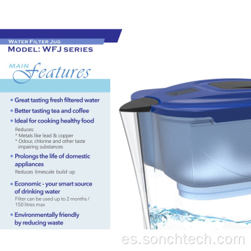 Cartucho de filtro de la jarra del filtro de agua de 3.5L purificar